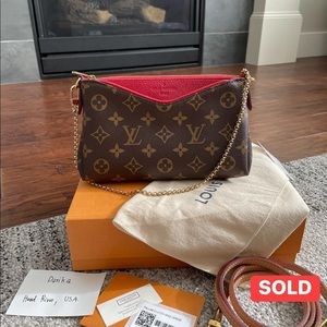 Louis Vuitton Pallas clutch